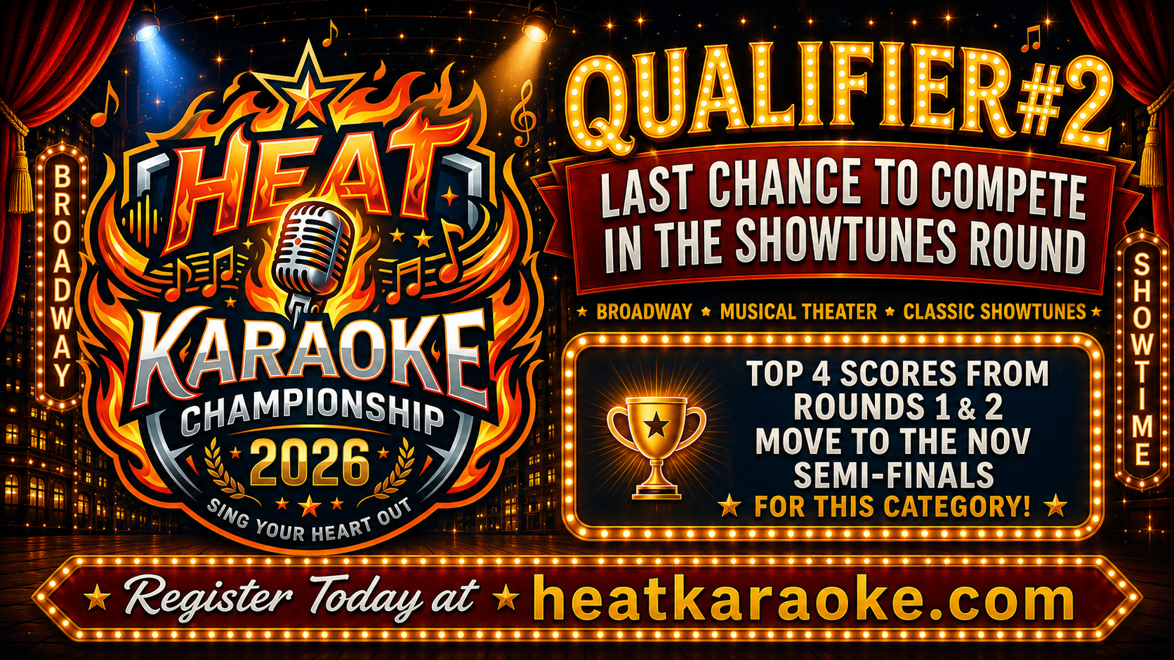 Heat Karaoke Championships - Showtuners Qualifier 2 - Last Chance at Richland Dugout