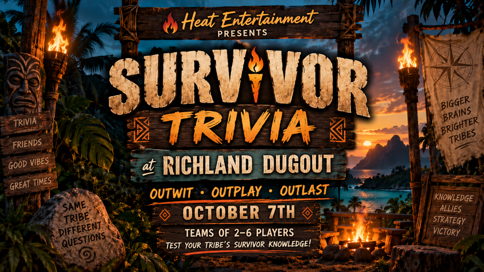 Survivor Trivia at Richland Dugout