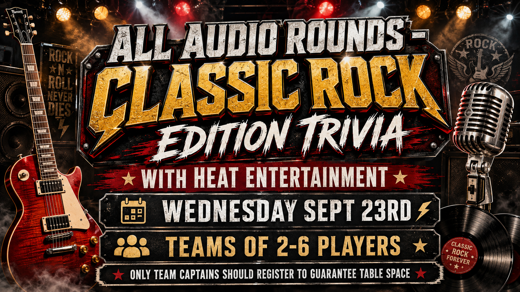 ALL AUDIO ROUNDS – CLASSIC ROCK EDITION TRIVIA!