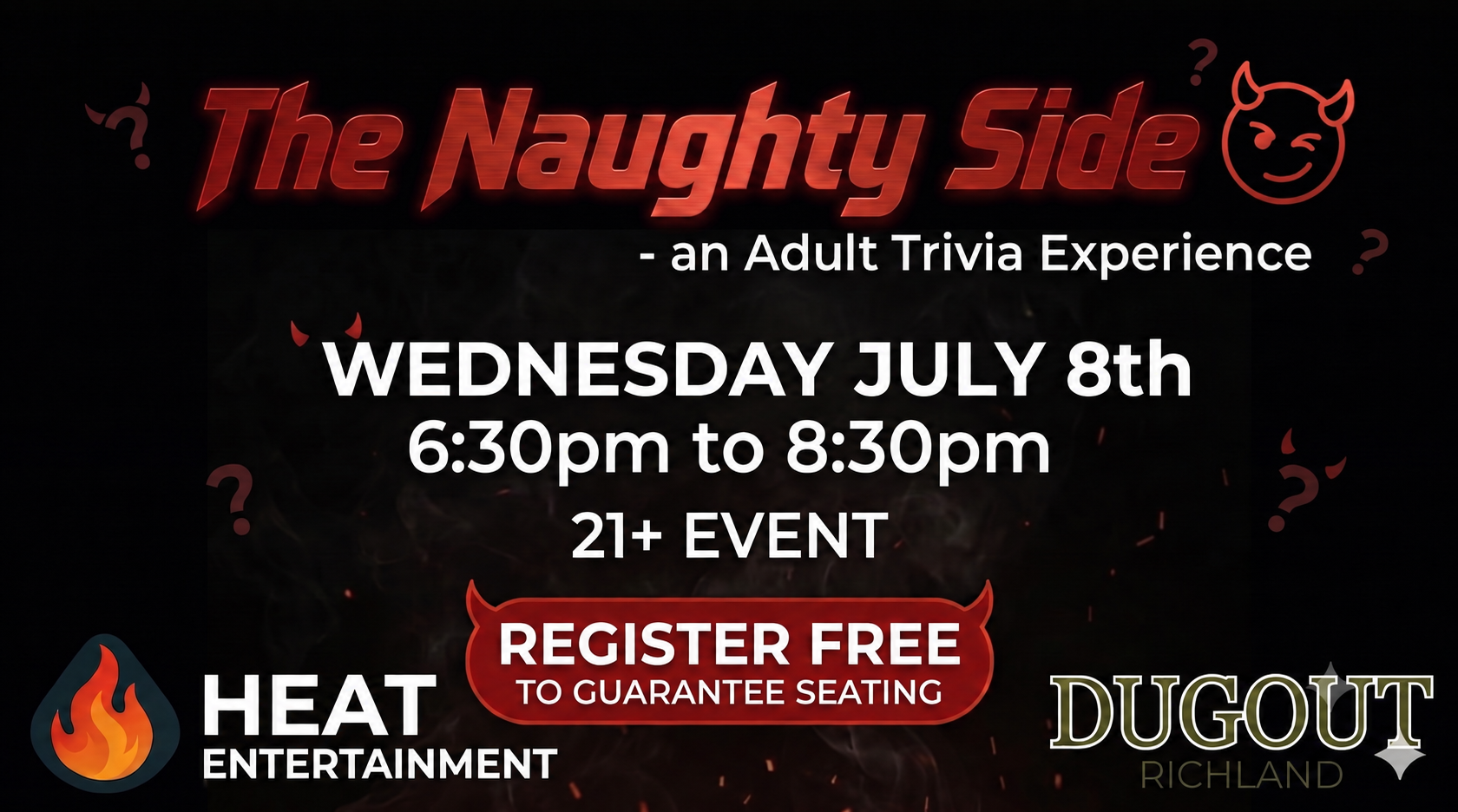 THE NAUGHTY SIDE Version 7 - An Adult Trivia Experience at Richland Dugout