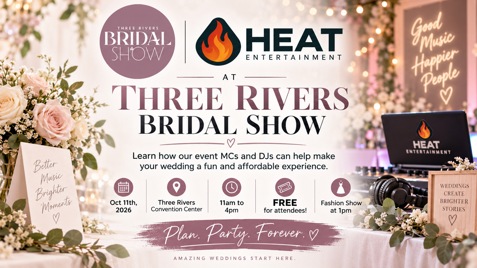 Heat Entertainment at Three Rivers Bridal Show