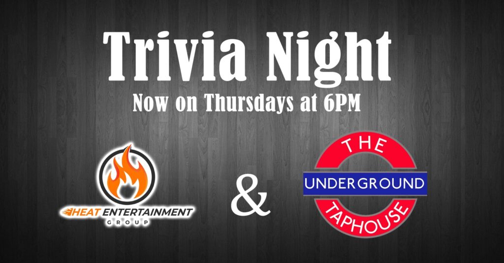 Trivia at the Underground Taphouse