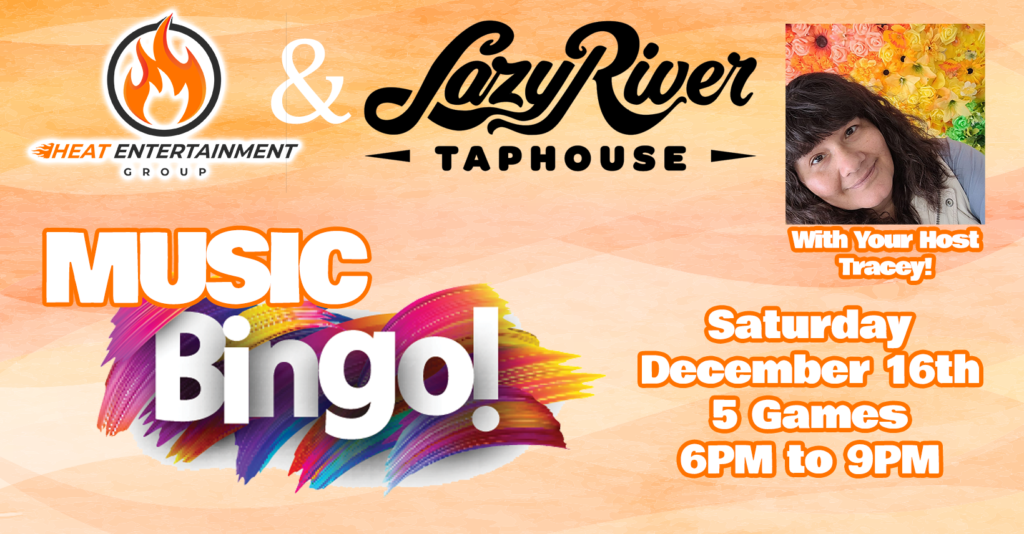 Special Saturday Edition of Music Bingo at Lazy River