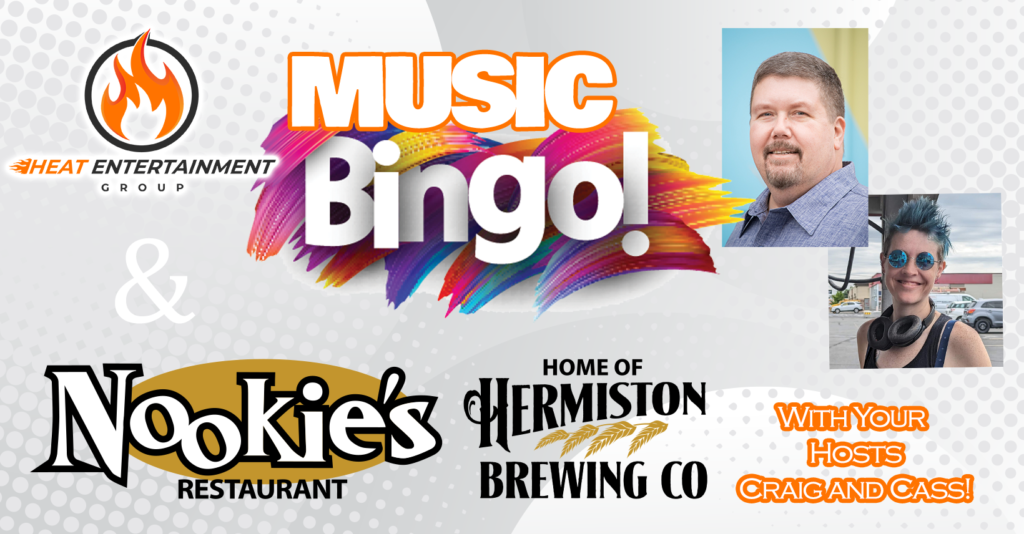 Family Music Bingo in Hermiston at Nookies Restaurant