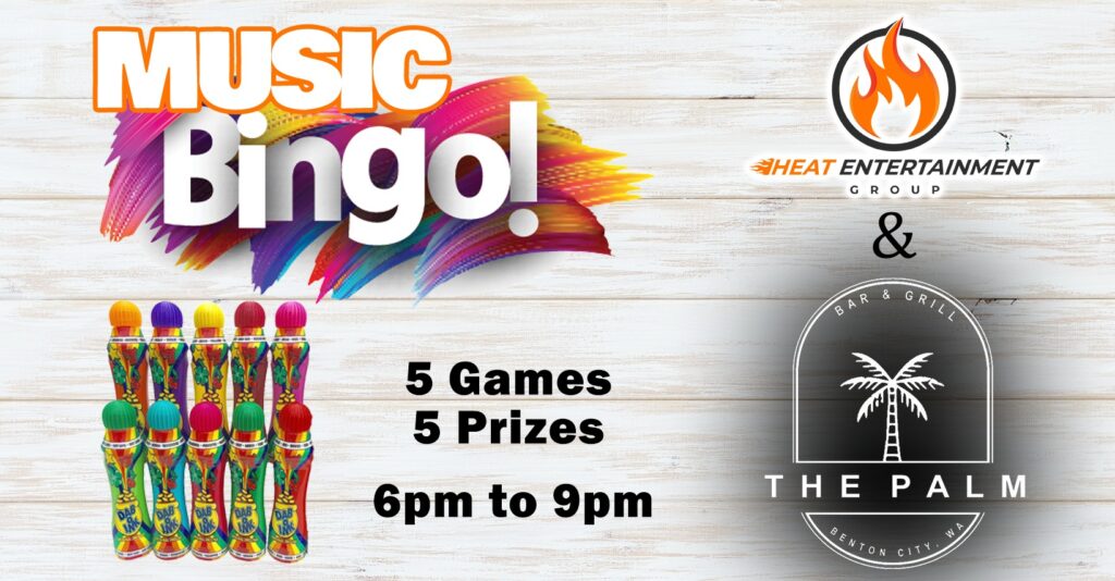 Music Bingo at the Palm in Benton City