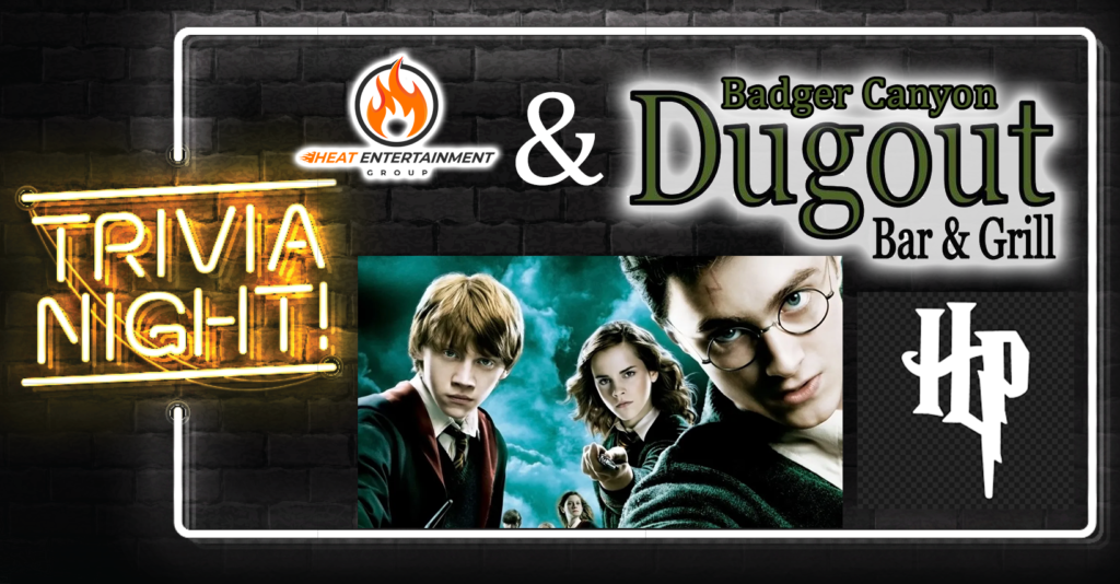 Harry Potter Trivia at Badger Canyon Bar and Grill