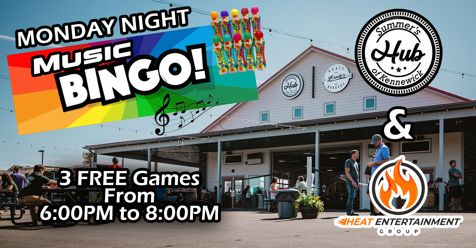 Music Bingo at The Hub with Heat Entertainment Group!