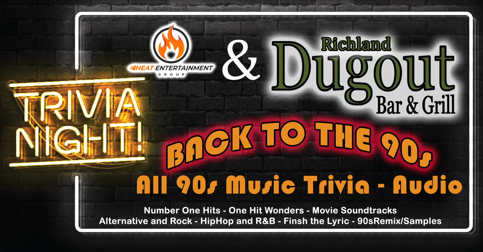 Pop culture Trivia at Richland Dugout