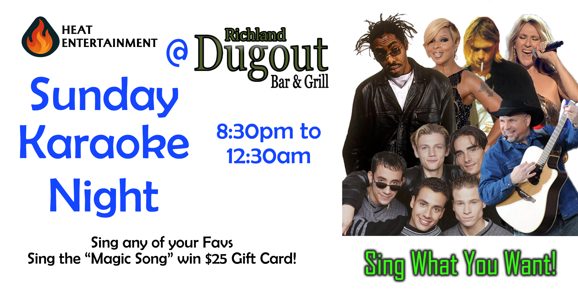 Sunday Night Karaoke at Richland Dugout