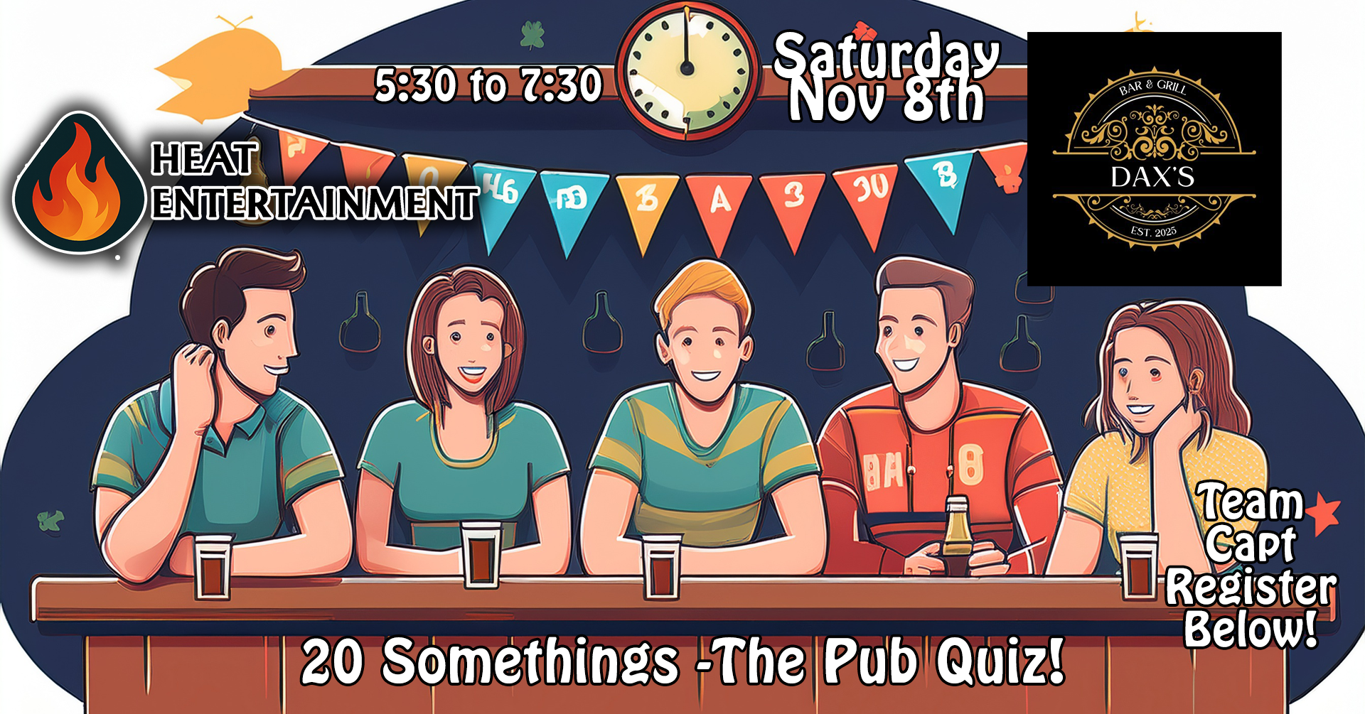 20 Somethings - The Pub Quiz at Dax's