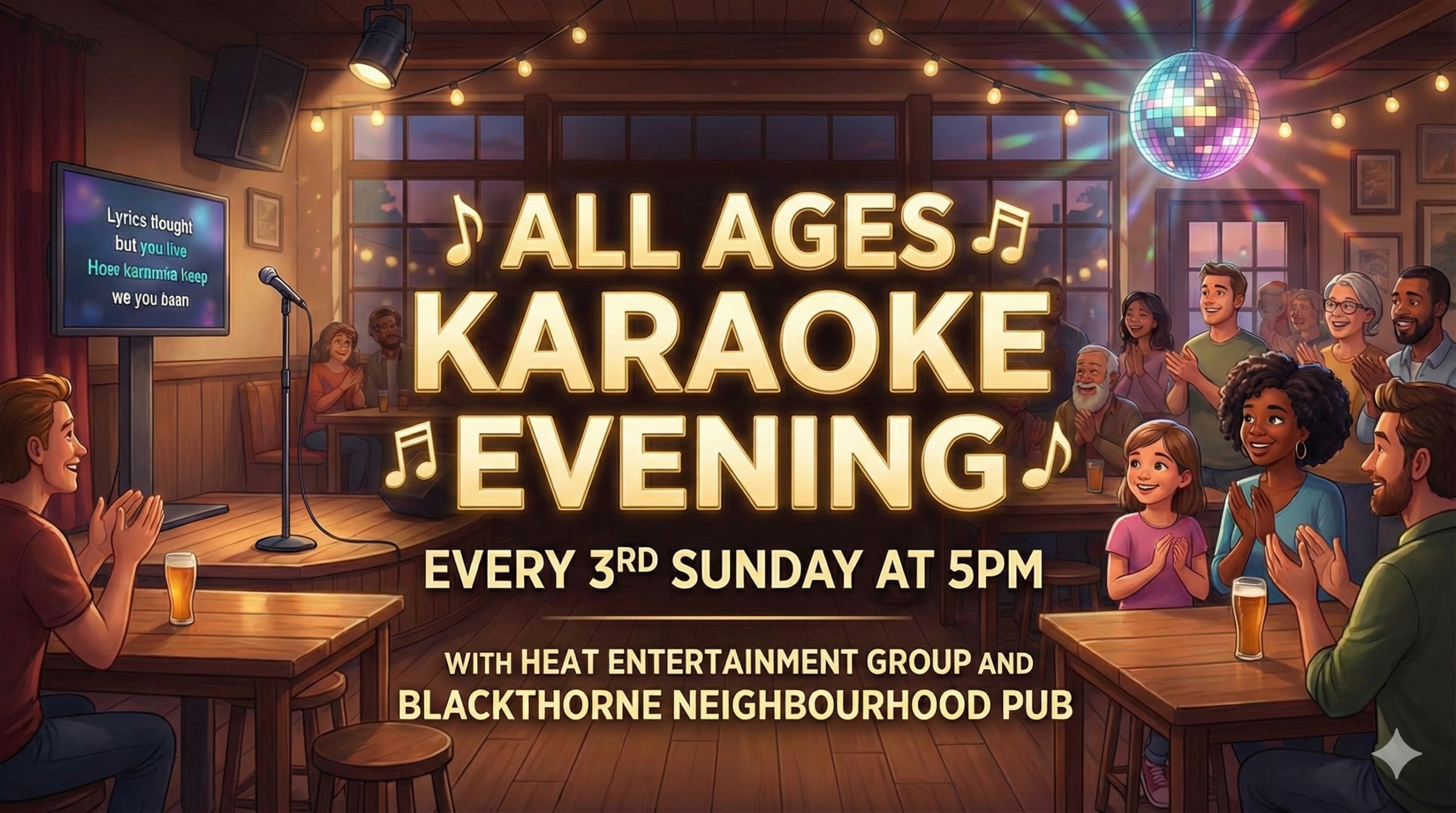 All Ages Karaoke at Blackthorne Neighbourhood Pub