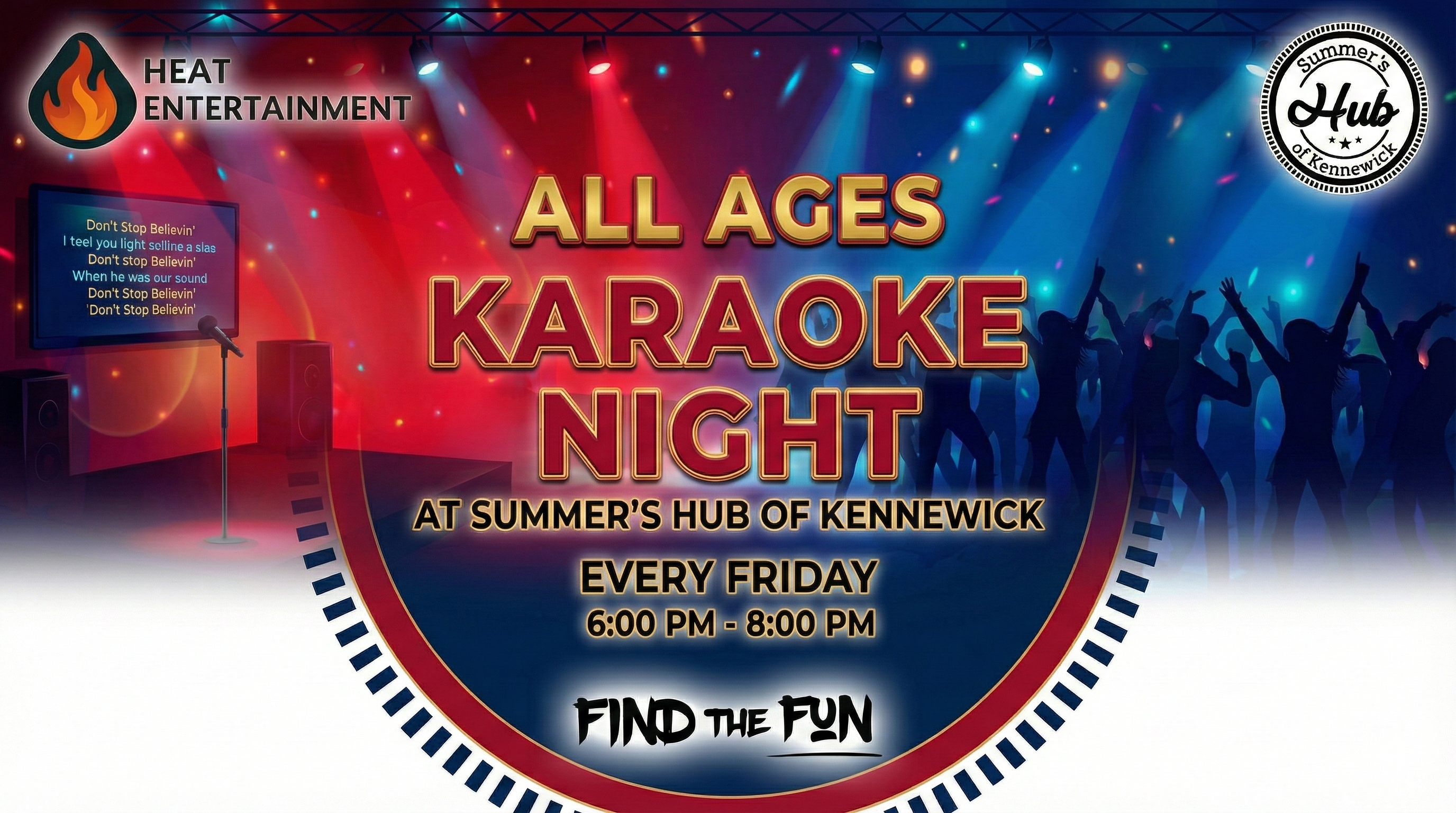 Karaoke Night at Summers Hub of Kennewick - All Ages - Every Friday