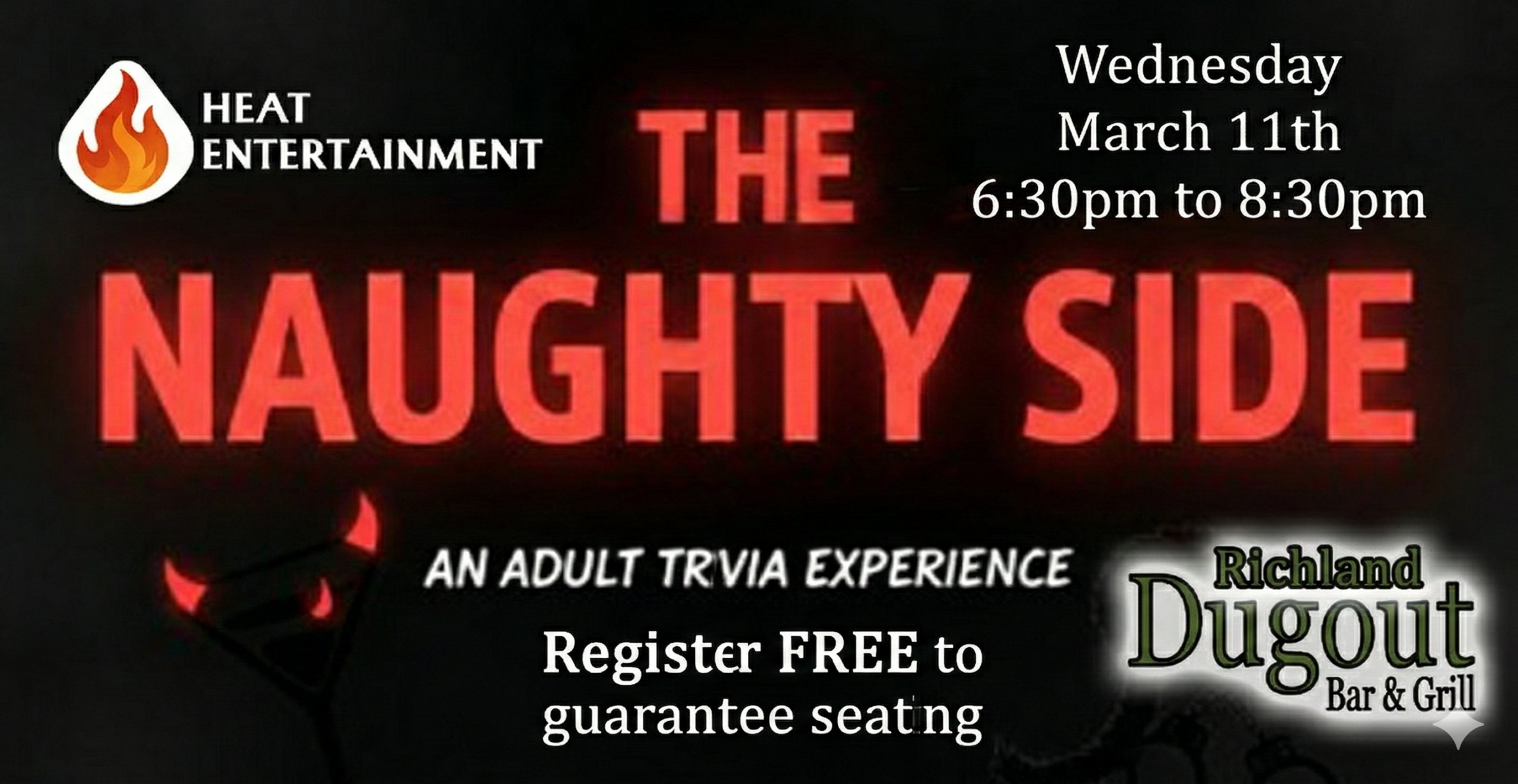 THE NAUGHTY SIDE - An Adult Trivia Experience at Richland Dugout